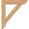 Ekena Millwork Traditional Slat Smooth Bracket w/ Offset Brace, Western Red Cedar, 7 1/2"W x 36"D x 40"H BKT0806X36X40TRA06SWR - alternate 3